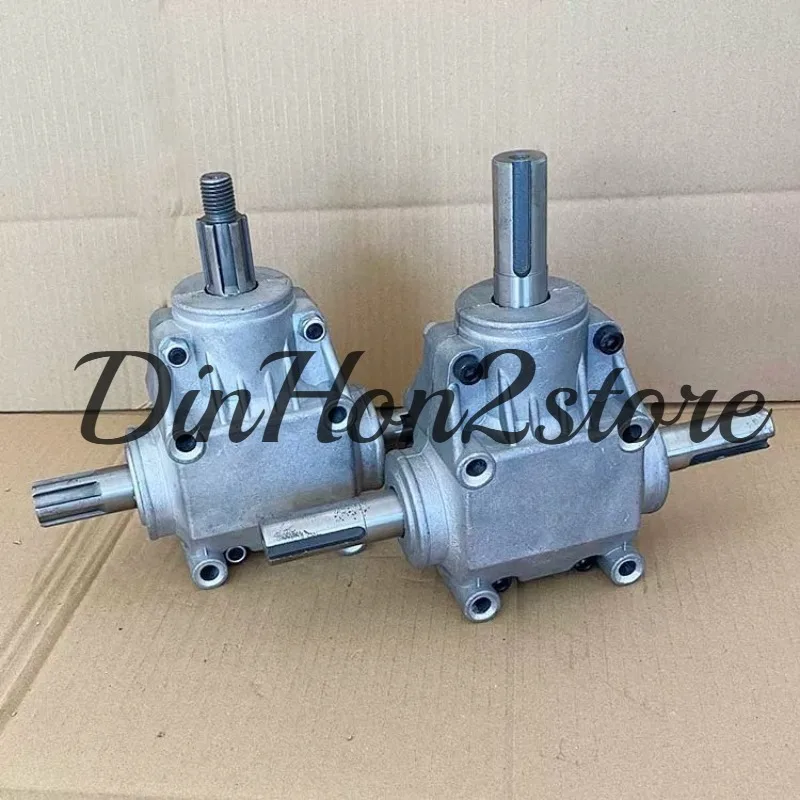 90 degree right angle gearbox T type turner gear reducer cutter right angle box
