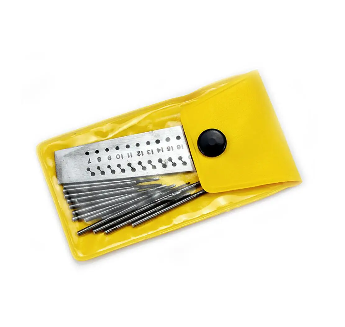 36 Holes Steel Drilling Twisting Drill Carving Plate Hole Punching Board Watch Repair Tool Accessory for Watchmaker