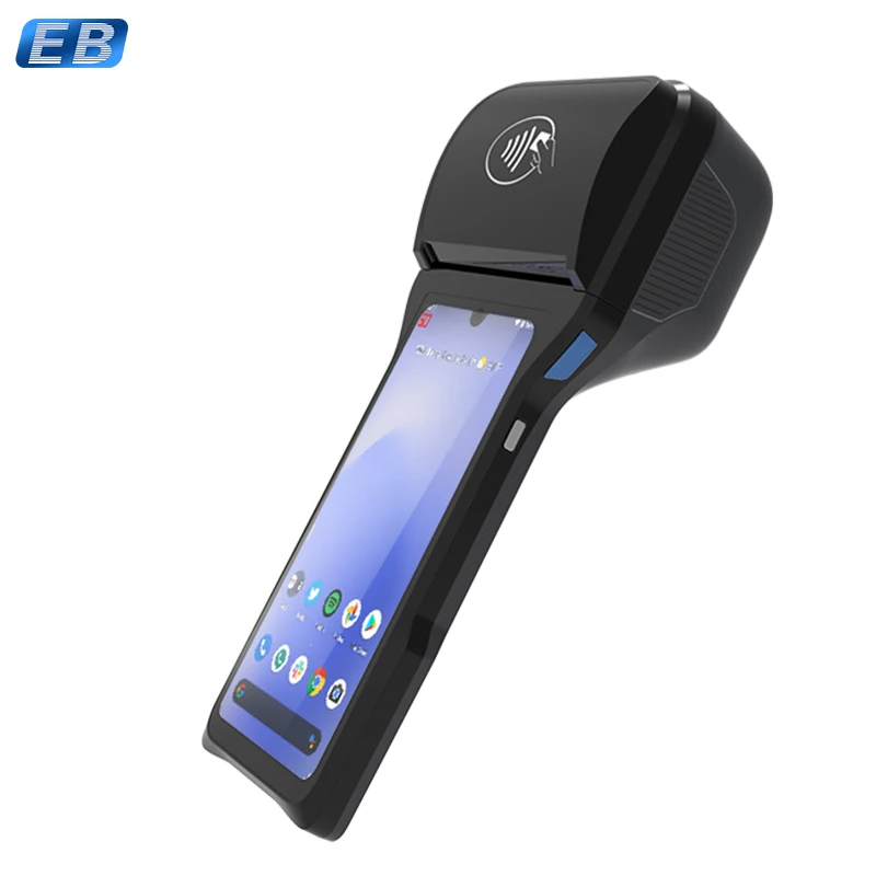Terminal POS WIFI 4G móvel PH-93 com NFC e sistema POS MPOS de scanner de código de barras
