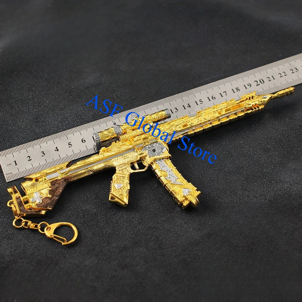 22cm Delta Force Game Peripherals Props Metal Craftsmanship Model Desktop Decoration Pendant Birthday Gift Toy Can Be Wholesaled