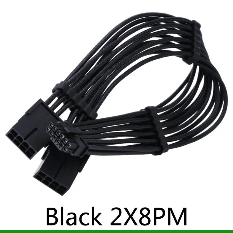 U55C for RTX4000 Series 2x8Pin Female to PCIE 5.0 12+4 16Pin Video Card Cable 12VHPWR