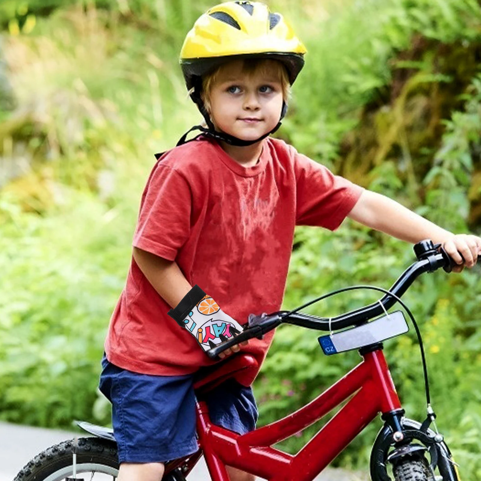 

Children Cycling Half Finger Kids Riding Gloves 12 Years Waterproof Polyester Outdoor Bike Sports Gloves