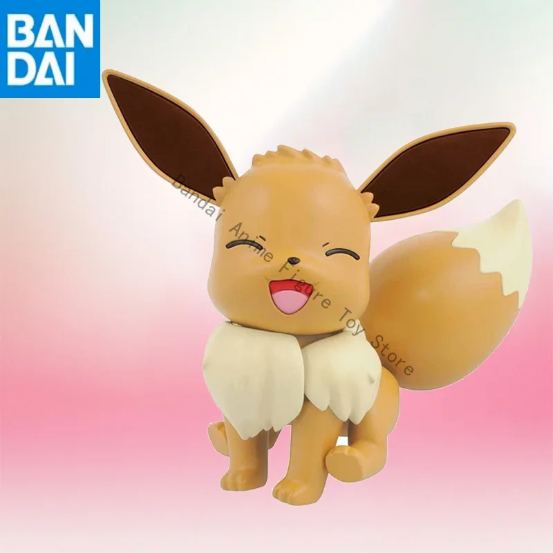 

BANDAI NAMCO In Stock Original Genuine Pokemon PLAMO COLLECTION SELECT SERIES 42 Eevee Assembly Action Figure model toy gift