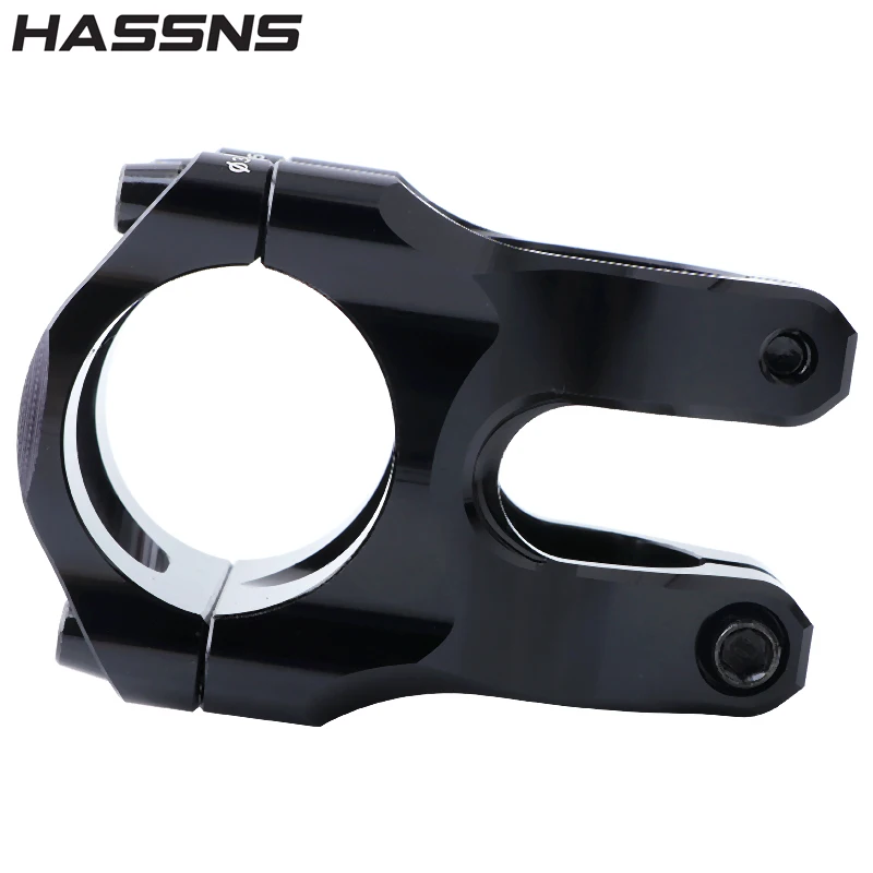 HASSNS Mountain Bike Stem 35mm Road Bicycle Short Power MTB Power Stem Rod Handlebar Table Adjustable Riser 31.8mm Cycling Parts