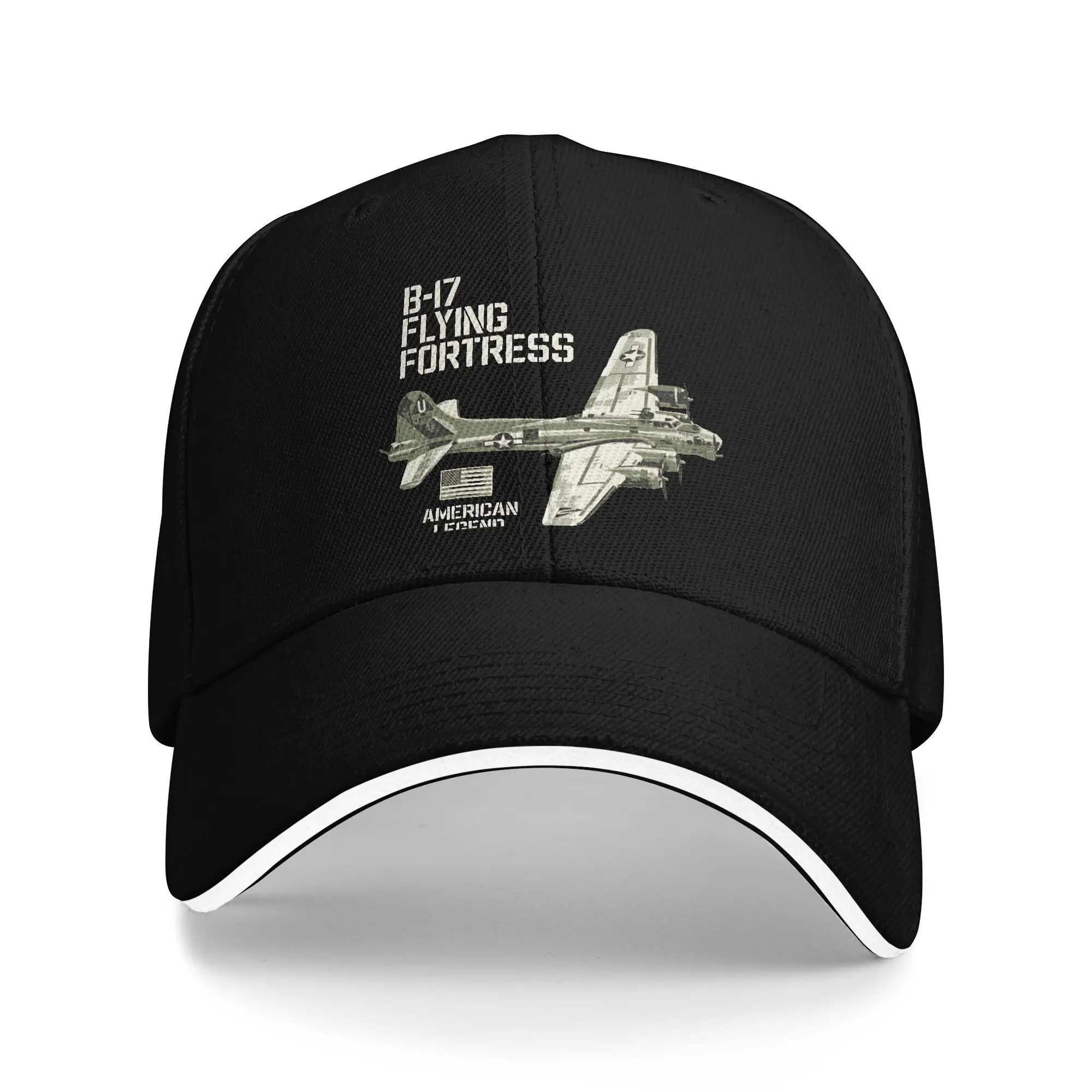 

Classic B-17 Flying Fortress Golf Cap Men Women Snapback Hat Outdoor Golf Gift Sun Caps