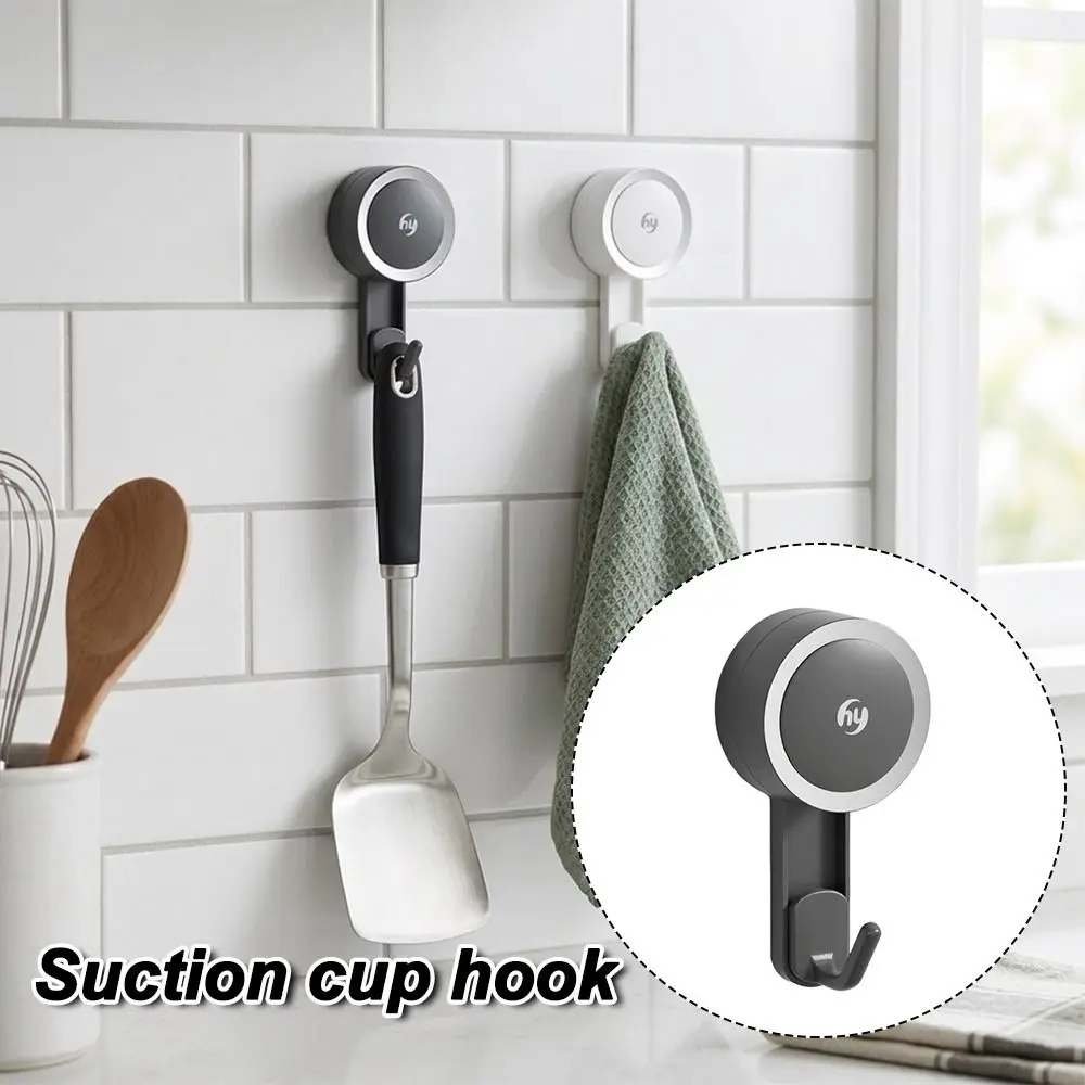 Immagine 6: Nuovi Ganci a Ventosa per Bagno, Resistenti e Senza Foratura, Appendiabiti da Parete Riutilizzabile, Gancio per Chiavi