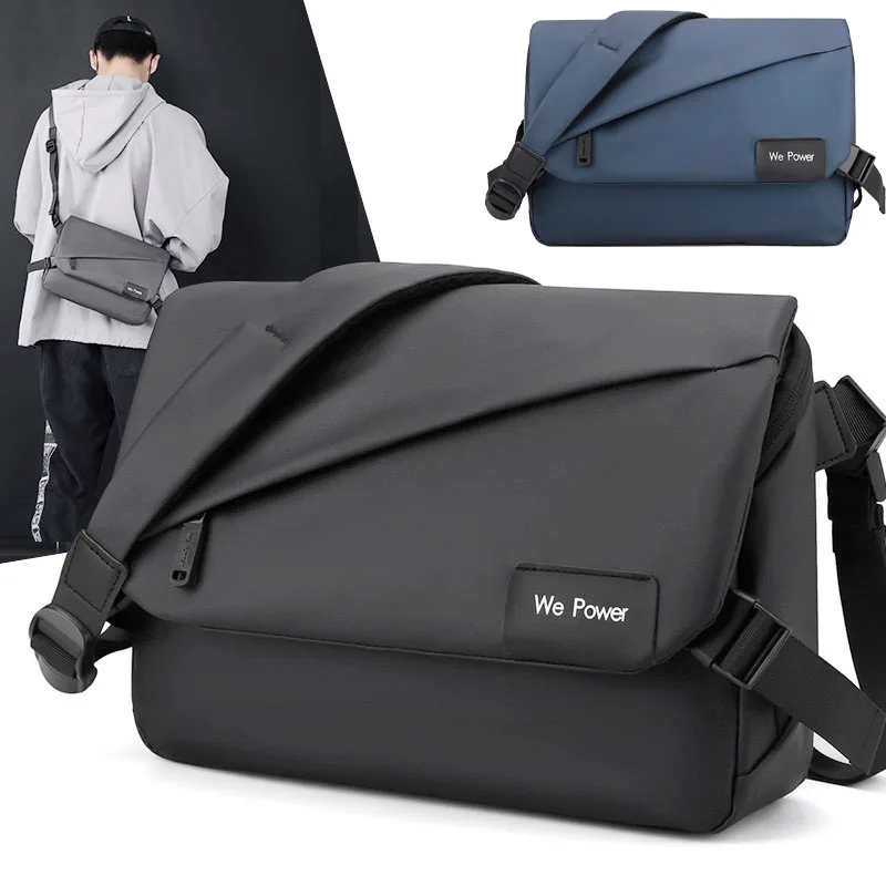 

Водонепроницаемая мужская сумка высшего качества, большая вместительная повседневная сумка через плечо, деловой портфель, уличная походная нагрудная сумка