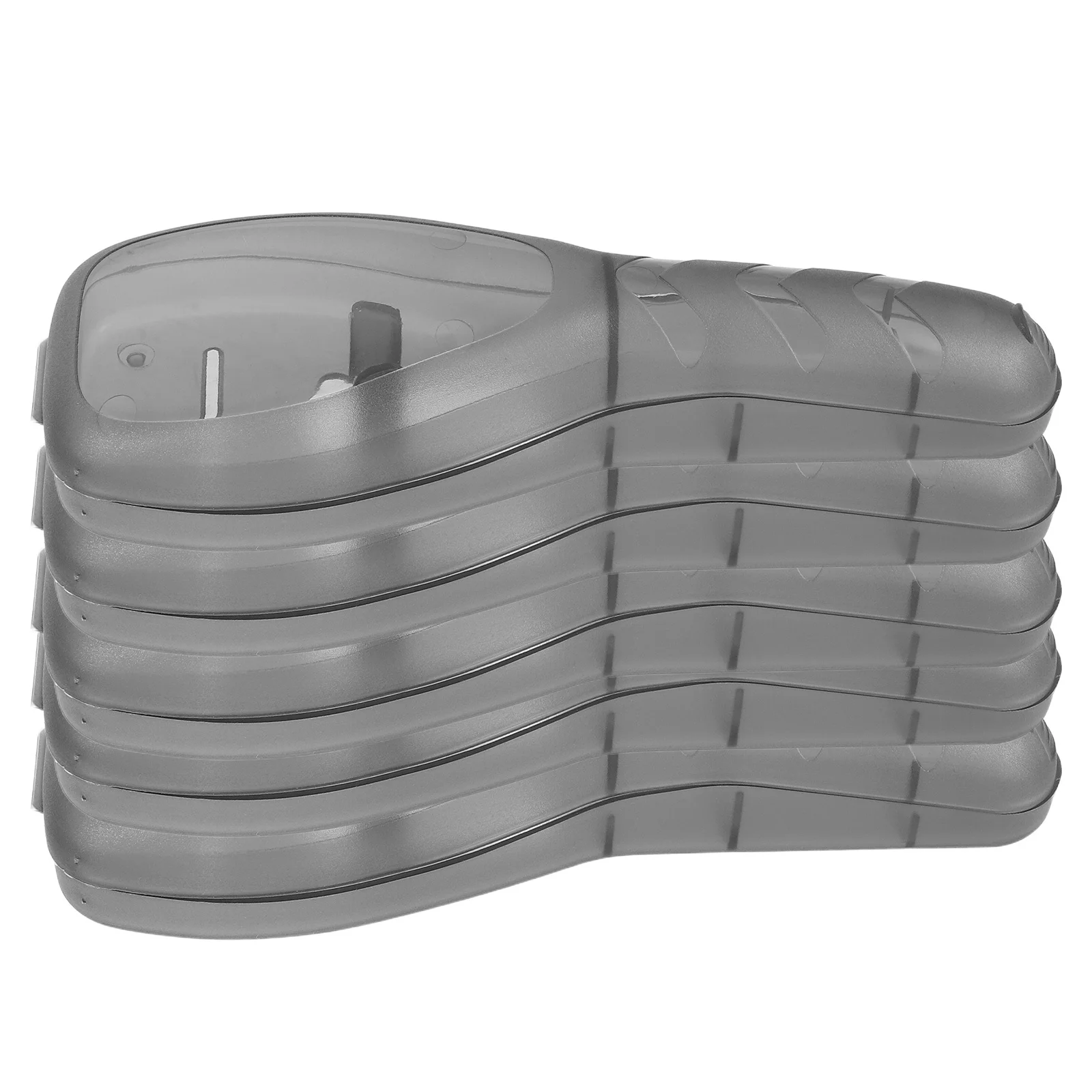 

5Pcs Plastic Travel Razor Case Compact Hard Cover Manual Razor Protector Holder Men Hair Shaving Storage Box Shaving Bag