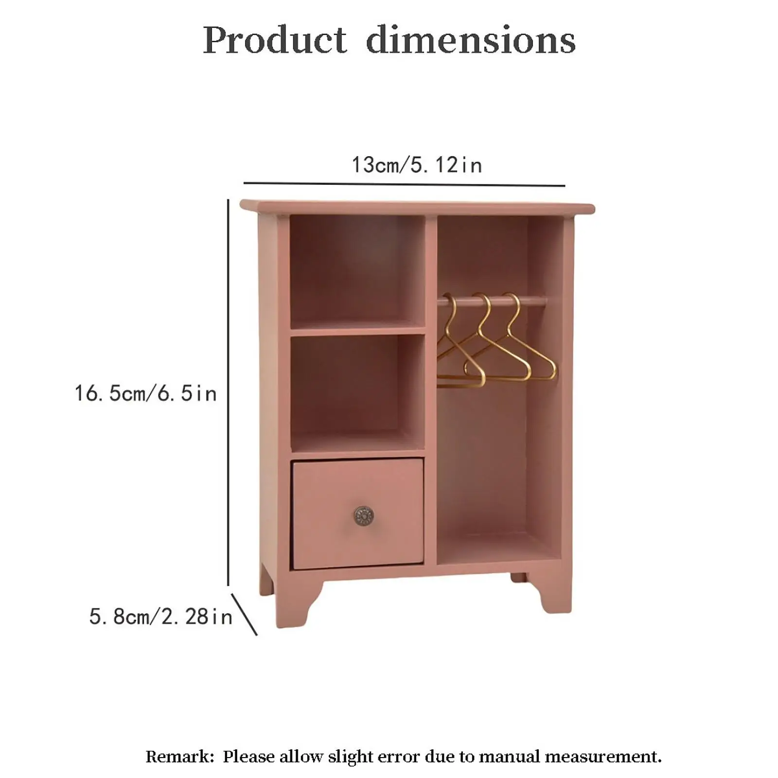 Armoire pour maison de poupée, accessoire de bricolage, meubles miniatures pour jeu de rôle, cadeau, bricolage, 1/12