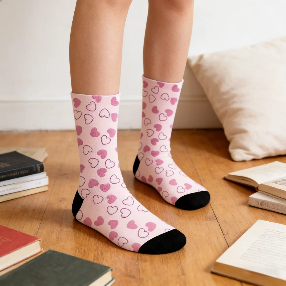 

Мужские футбольные носки с принтом 2026 года: высококачественные, мягкие, дышащие, спортивные, до икры, для велоспорта, бега, пешего туризма, футбола