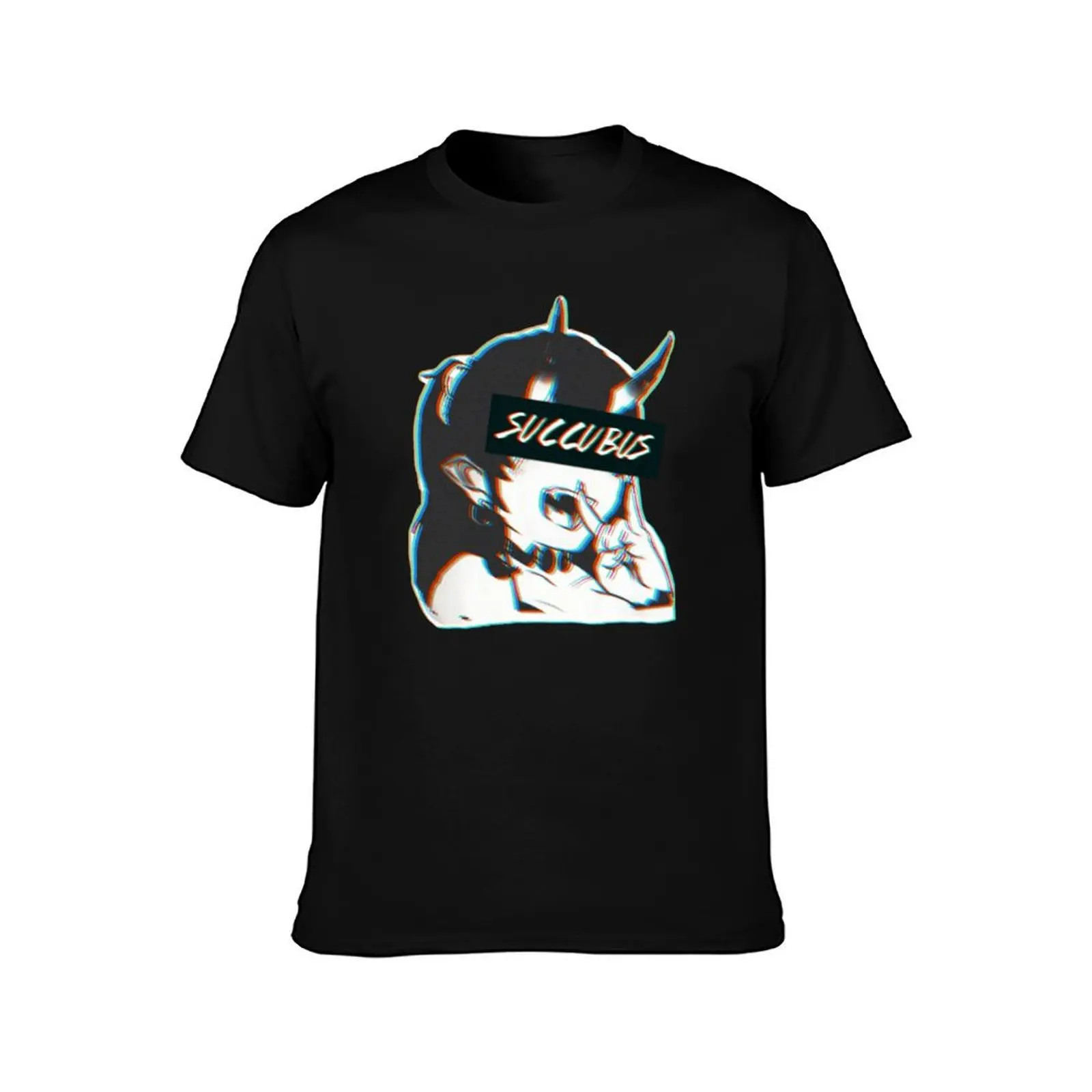 Succubus T-Shirt Summer Casual Cotton Tee Oversized Streetwear Tops Vintage Graphic Print Loose Fit Short Sleeve