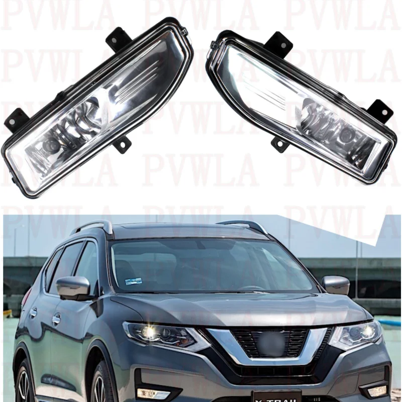 Front Bumper Fog Lamp Light With Halogen Bulbs 26155-8995A-B202 26150-8995A-B202 For NISSAN X-Trail T32 2017 2018 2019 2021 2022