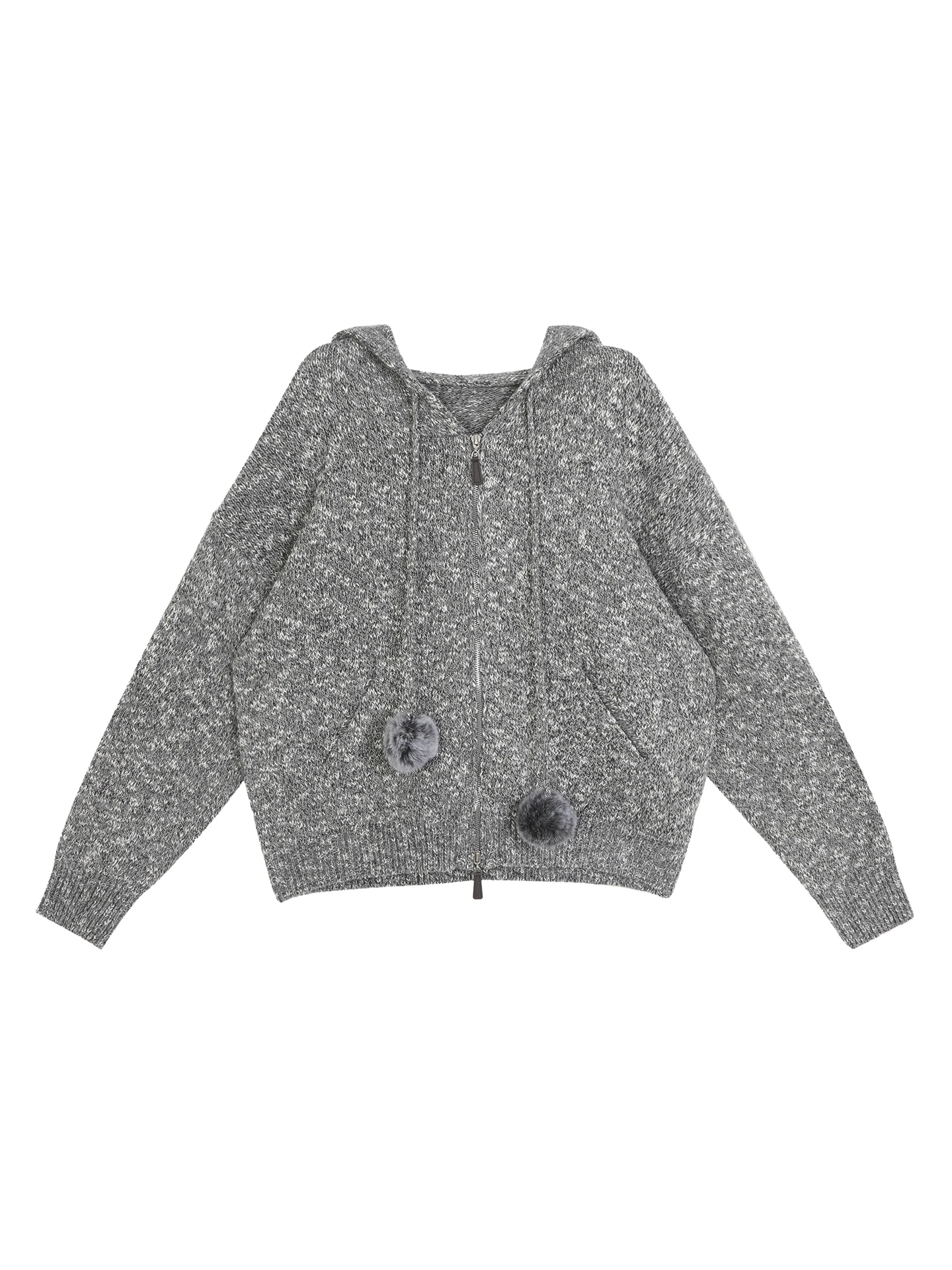 

Ay Свободный длинный вязаный открытый кардиган све, женская верхняя одежда, корейский Sle, ранняя осень, повседневный прямой крой из смеси хлопка