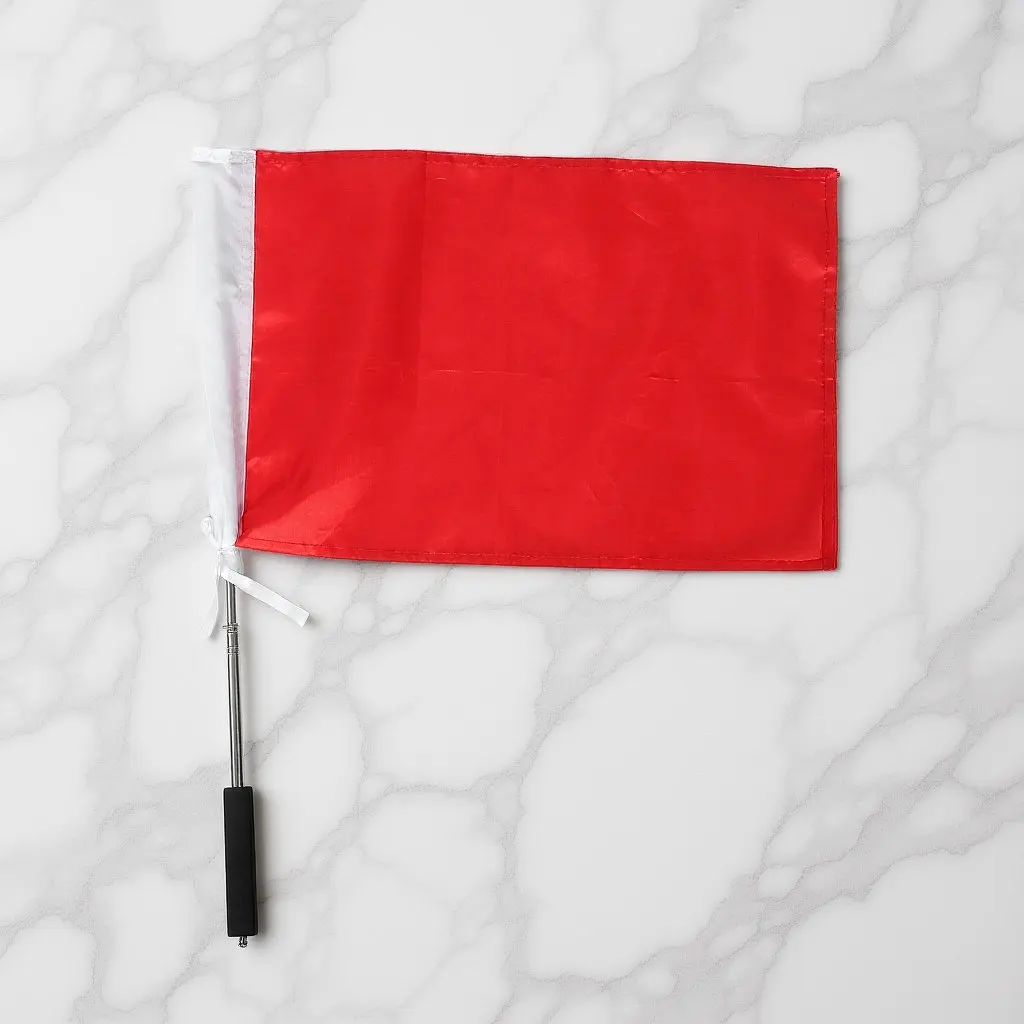 Drapeau de guide touristique portable, télescopique, longueur réglable, couleurs vives, pour excursions scolaires, activités de plein air, signalisation