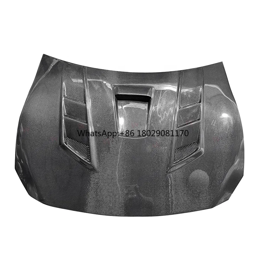 Sfiato del cofano del cofano del motore anteriore in vera fibra di carbonio per Toyota GT86 Subaru BRZ 2013 - 2015 coperchio del cofano anteriore