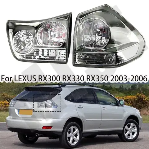 왼쪽 오른쪽 자동차 리어 범퍼 테일 램프, 렉서스 RX300 RX330 RX350 2003 2004 2005 2006, 자동 리어 브레이크 정지 미등 왼쪽 오른쪽 자동차 리어 범퍼 테일 램프, 렉서스 RX300 RX330 RX350 2003 2004 2005 2006, 자동 리어 브레이크 정지 미등