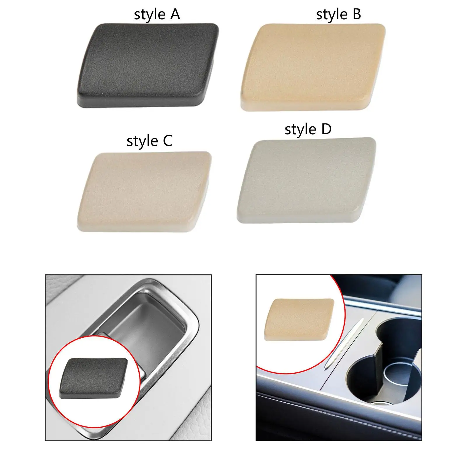 Lock Switch Button Cover Replacement 2x3.3cm for Mercedes-benz W221 Professional