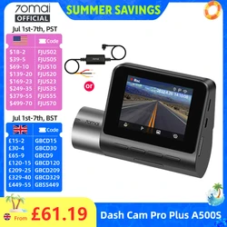 70mai A500S Recorder Car DVR Front Cam A500S 1944P Night Vision 70mai Dash Cam Pro Plus Built-in GPS Wifi Support Rear Cam