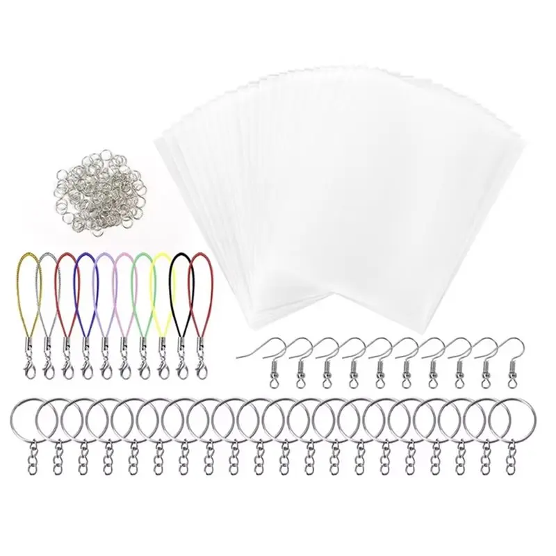 

Набор термоусадочных брелоков AT43, 190 шт., декоративные, для детского творчества, для детских поделок, набор материалов для рукоделия