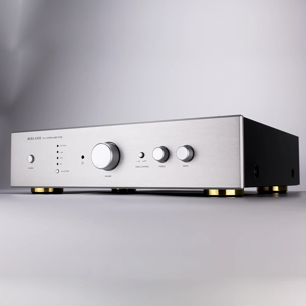 Усилитель звука BERLASSE TS-2, 150 Вт * 2, Hi-Fi стерео, домашний высококачественный аудиоусилитель звука, Bluetooth 5,0, пульт дистанционного управления