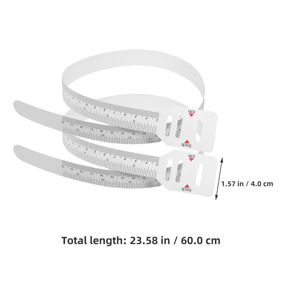 12 قطعة محيط الرأس أشرطة القياس مادة لينة النمو الدقيق تتبع البيانات الصدر الخصر الذراع أبعاد الجسم 60 سنتيمتر #2