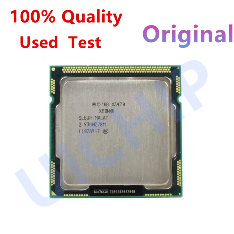 

100% оригинальный процессор Xeon X3470 2,93 ГГц SLBJH LGA 1156, процессор