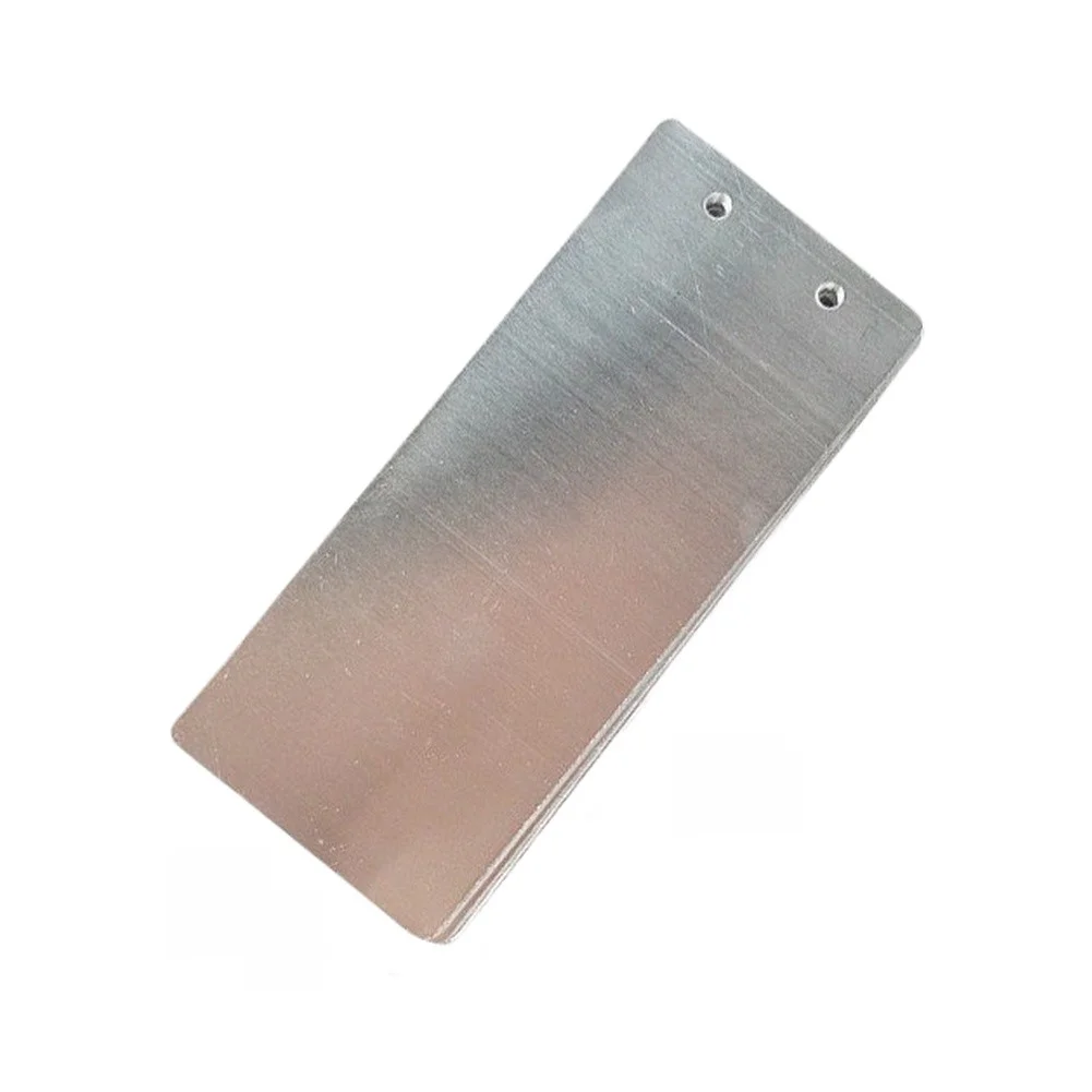 Garden For Plant Labels Aluminum 50pcs 95mm x 40mm Silver Double Eyelet Tags with Cable Ties for Easy For Plant Tracking