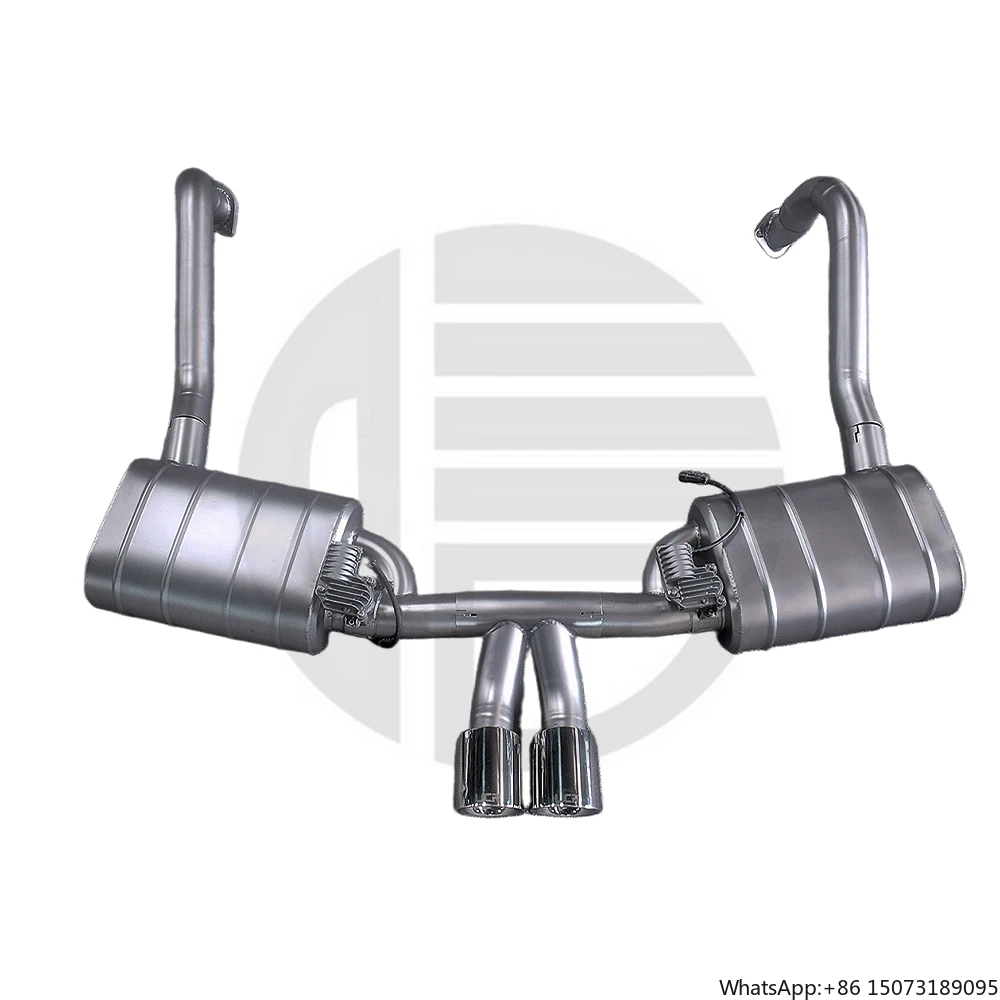 Performance Valvetronics Muffler Catback Exhaust for 981 Boxster/ 2.7/3.4 Auto Parts Car Exhaust Pipe
