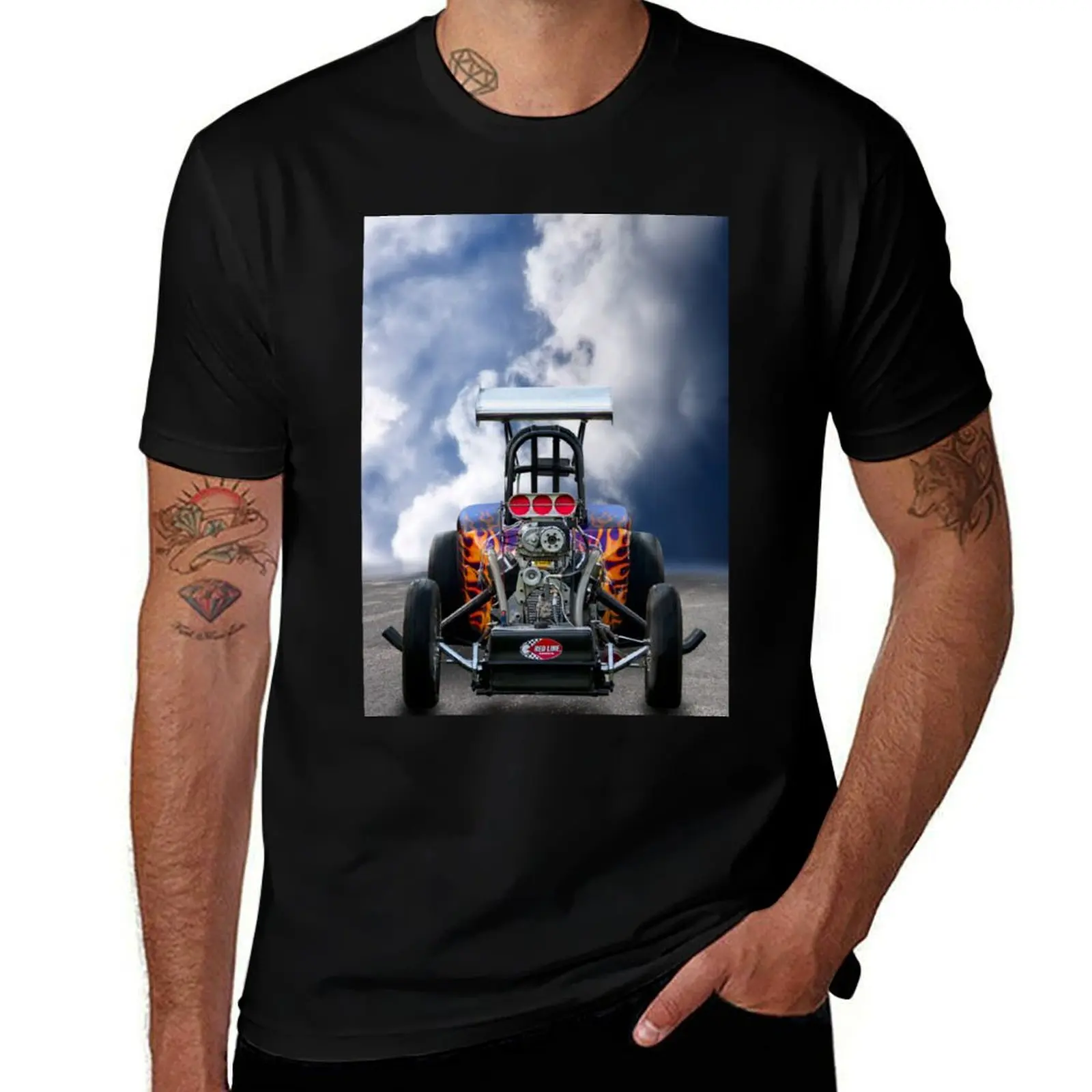 Vintage AA Fuel Altered Drag Car II T-Shirt Lightweight Print T-Shirt