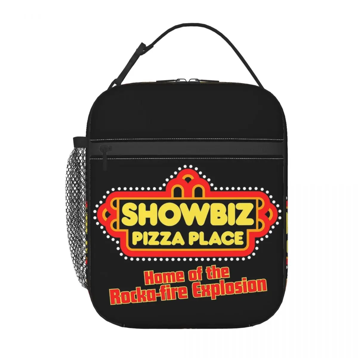 

Термосумка для обедов Showbiz Pizza Place в стиле ретро-ресторана, изолированная, для женщин и детей, портативная, для еды, термосумка-тоут