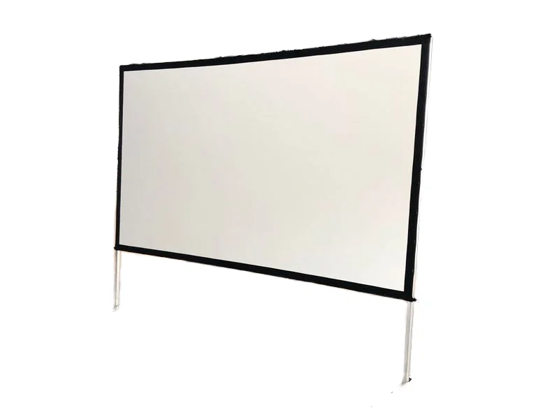 60-400 Inch Portable Projector Screen Fast Fold 4K HD 3D Projection Canvas for Outdoor Large Show