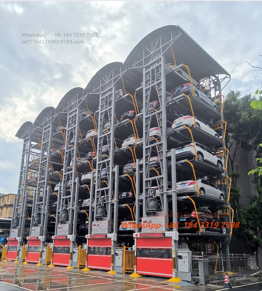 Intelligent three-dimensional garage, vertical circulation, customized goods,