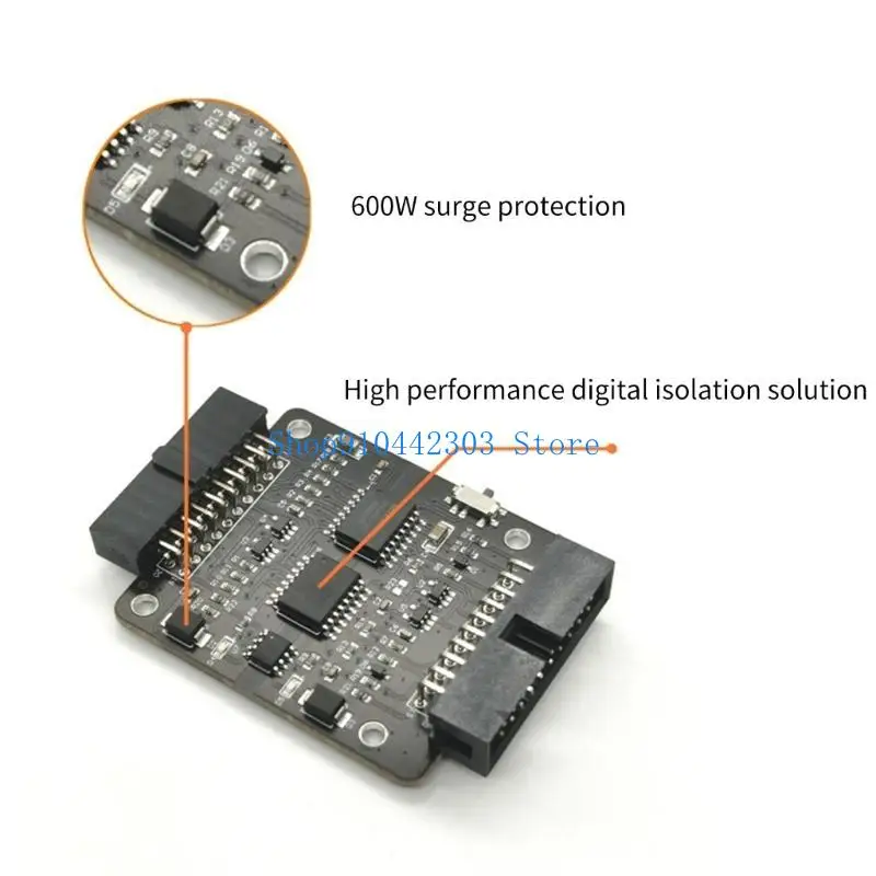 JTAG SWD Isolator for Debugger Protections and Electrical Isolation in High Voltages Circuit Board Debugging Tool