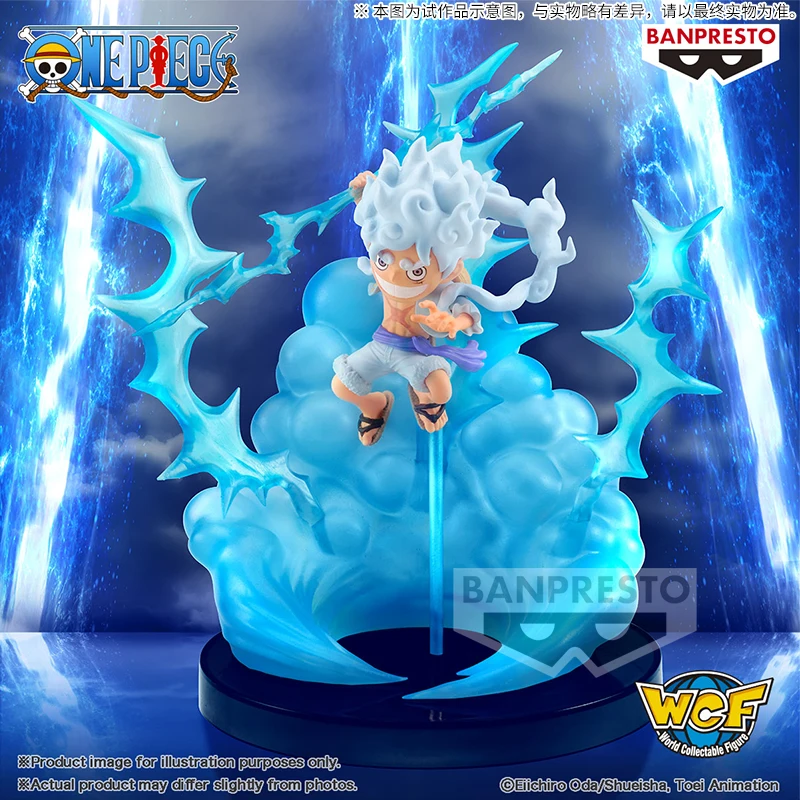 

Original Genuine BANDAI NAMCO ONE PIECE WCF SPECIAL Monkey D. Luffy 5 gear Nica PVC 10cm Figure Model Desktop ornament doll toy