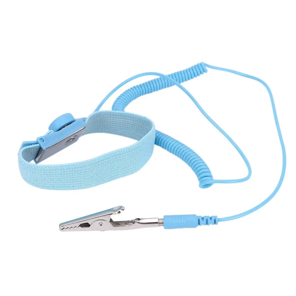 

Shock ESD Wire Discharge Reusable Adjustable Strap Hand with Grounding Wrist Wrist Band Anti Static Bracelet