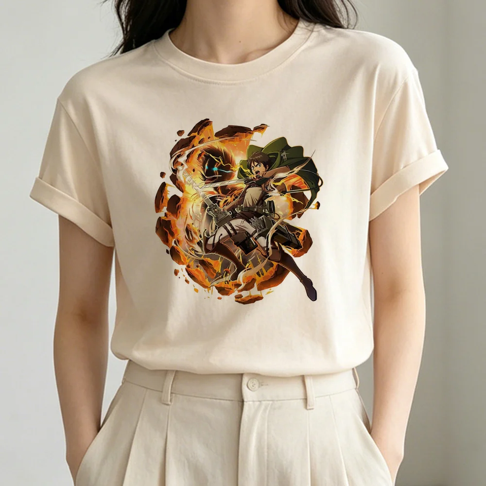 Attack on Titan tshirt girl Psychedelic grunge alternative  t-shirt cutecore scene  harajuku meme 2000s