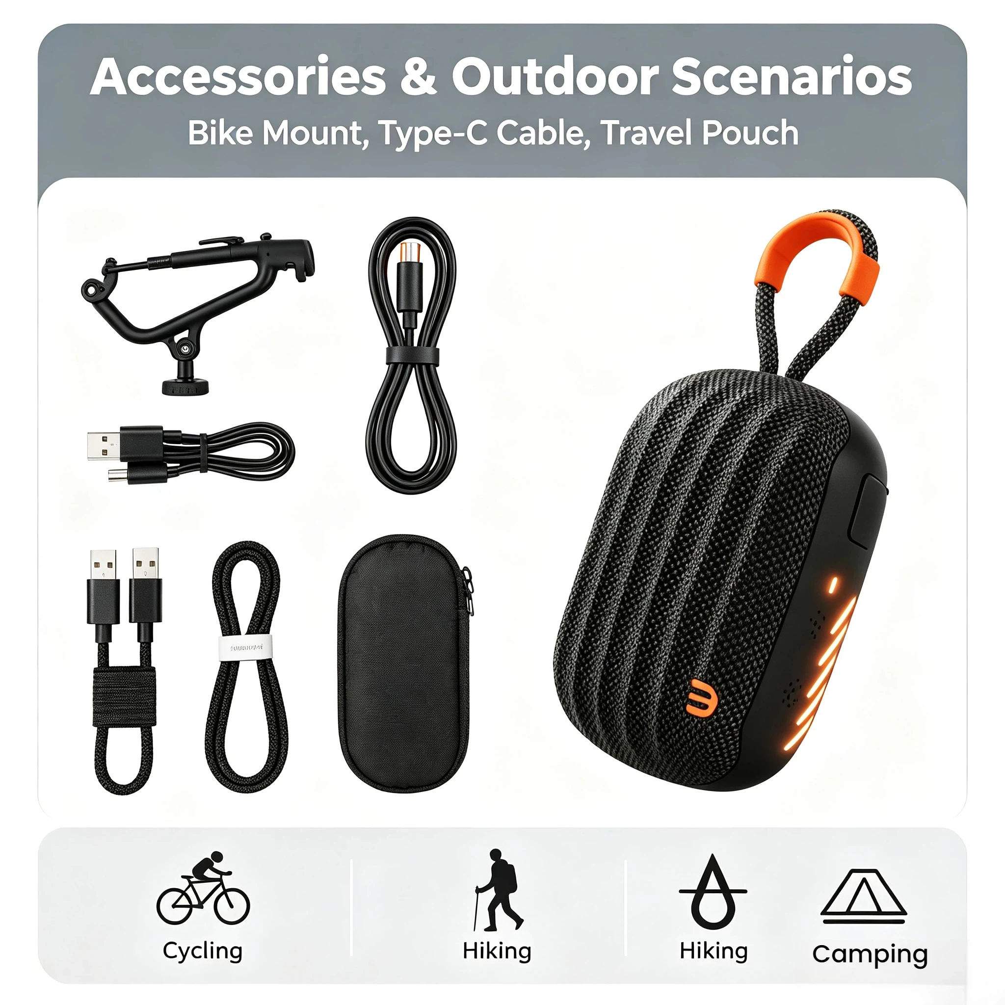 Haut-parleur Bluetooth portabl - Portable Bluetooth Speaker Waterproof Ipx7 avis et prix