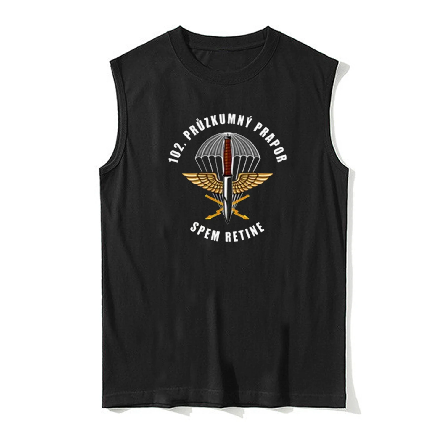 102nd Recon Battalion Czech Army Special Forces Tanktops New 100% Cotton O-Neck Summer Casual Mens Vest Sleeveless T-shirt