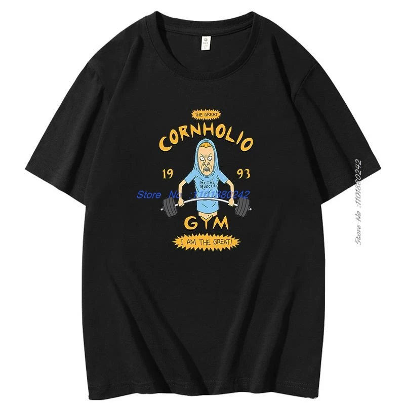 Beavis And Butthead Tshirts Novelty Funny Cartoon Graphic Tshirts Casual Clothing Summer Male Oversized Short Sleeve T-Shirts