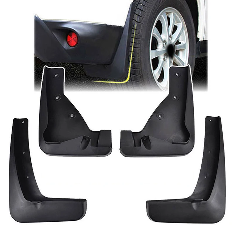 4Pcs Car Mud Flaps Mudguard Fenders for Mitsubishi ASX Outlander Sport 2013-2015