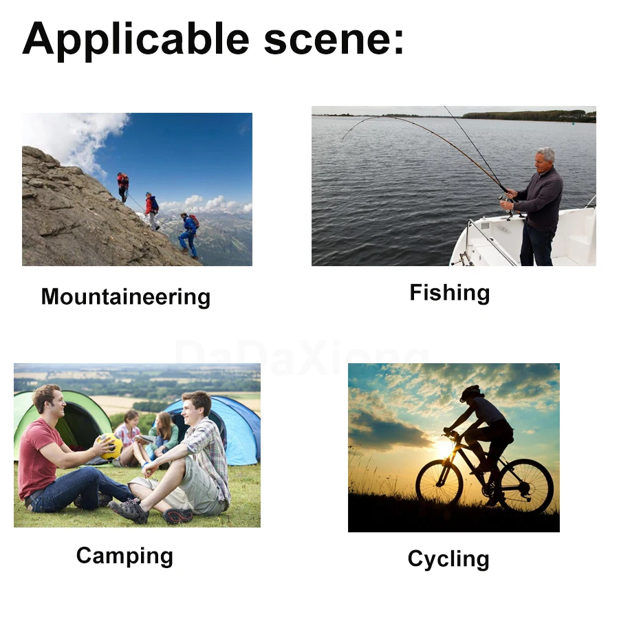 30000mAh/40000mAh Power Bank Micro USB QC Fast Charging Outdoor Camping Powerbank LED Display Portable External Battery Charger