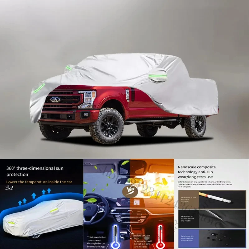 

For Ford-F250-fit Auto Anti snow Anti dust Anti-uv Anti peeling paint And Anti Rainwater 210t car cover Car cover protection