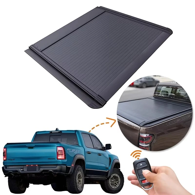 Electric Roller Lid up Pick up Truck Tonneau Cover for Dodge RAM 1500 2500 2010-2011 2012-2018,Dodge RAM TRX 1500 2500 2019-2025