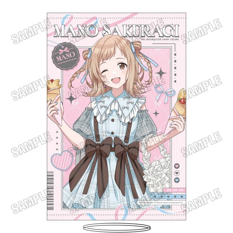 Anime THE IDOLM@STER 15cm Fuyuko Mayuzumi Mei Izumi Acrylic Stand Figure Keychains Tabletop Decorations Souvenir