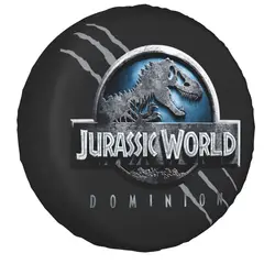 World Dominion Jurassic Park Tire Cover for Jeep Pajero Dinosaur SUV RV 4WD Car Wheel Protectors 14