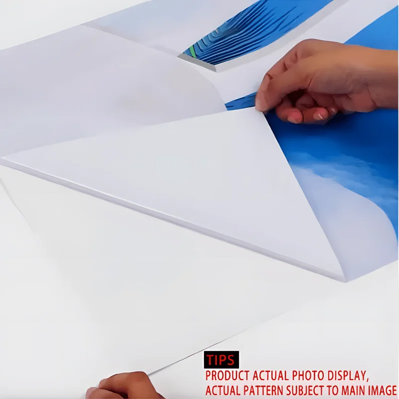 1 قطعة 2D شقة الطباعة سلة المهملات ملصق خلفية للزينة ذاتية اللصق المطبخ بن الديكور لعلب القمامة الجدران ديكور المنزل #4