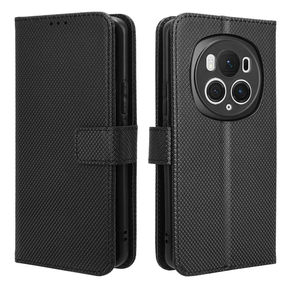 Flip leather magnetic unique style wallet protective Case For Honor Magic6 5 Pro Card Slot Shockproof Phone Case For HonorMagic5