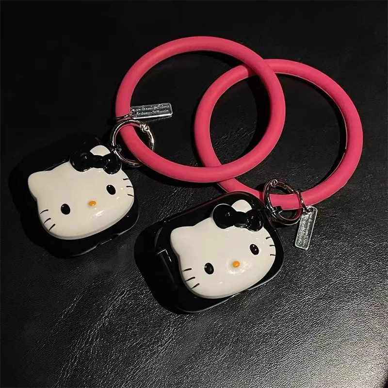 hello kitty Airpods 1/2 generation Bluetooth headphone shell protective cover Pro bracelet buckle 3rd generation portableCartoon