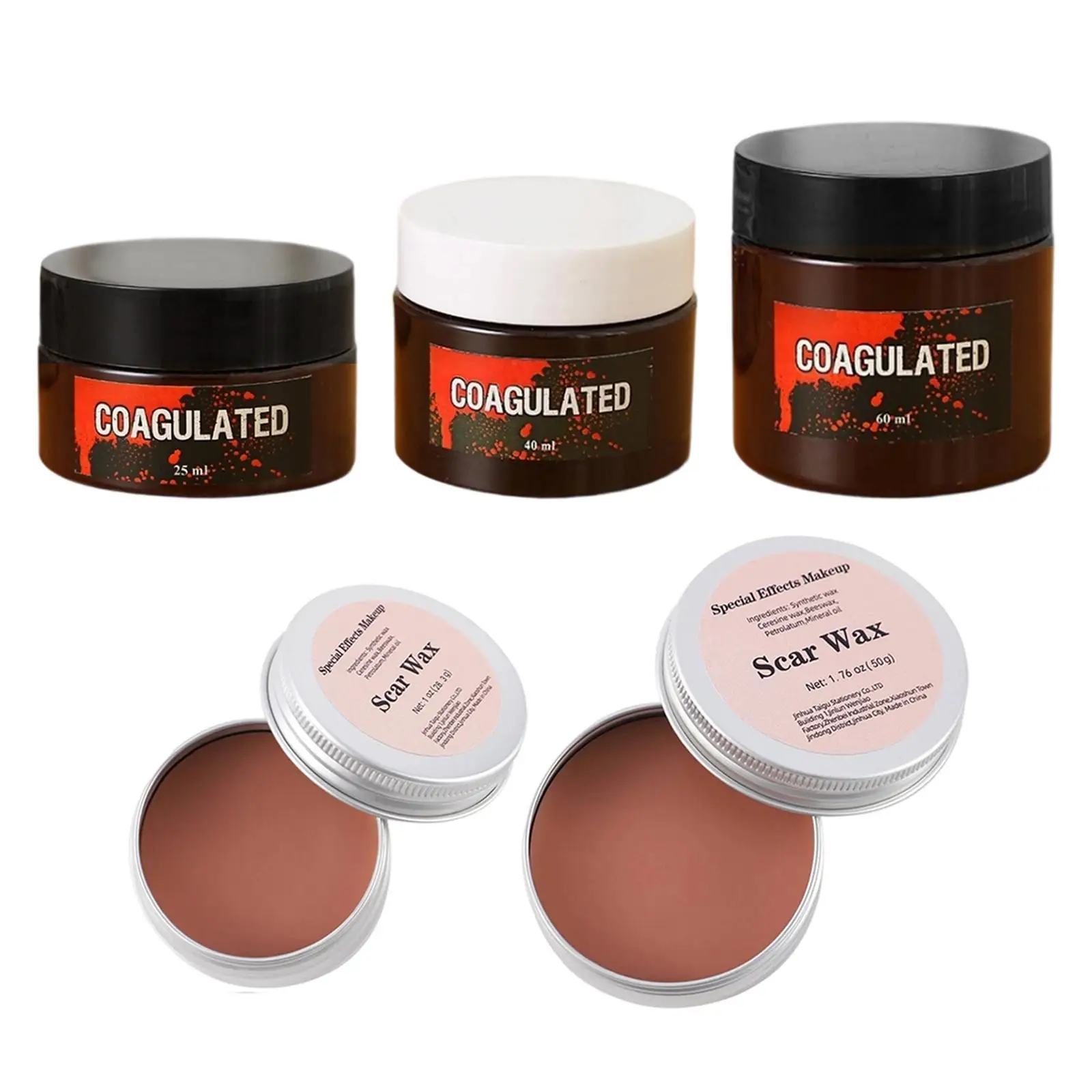 Faux sanglant couleur réelle liquide peau cire acteur effet vif Simulation sanglante pour