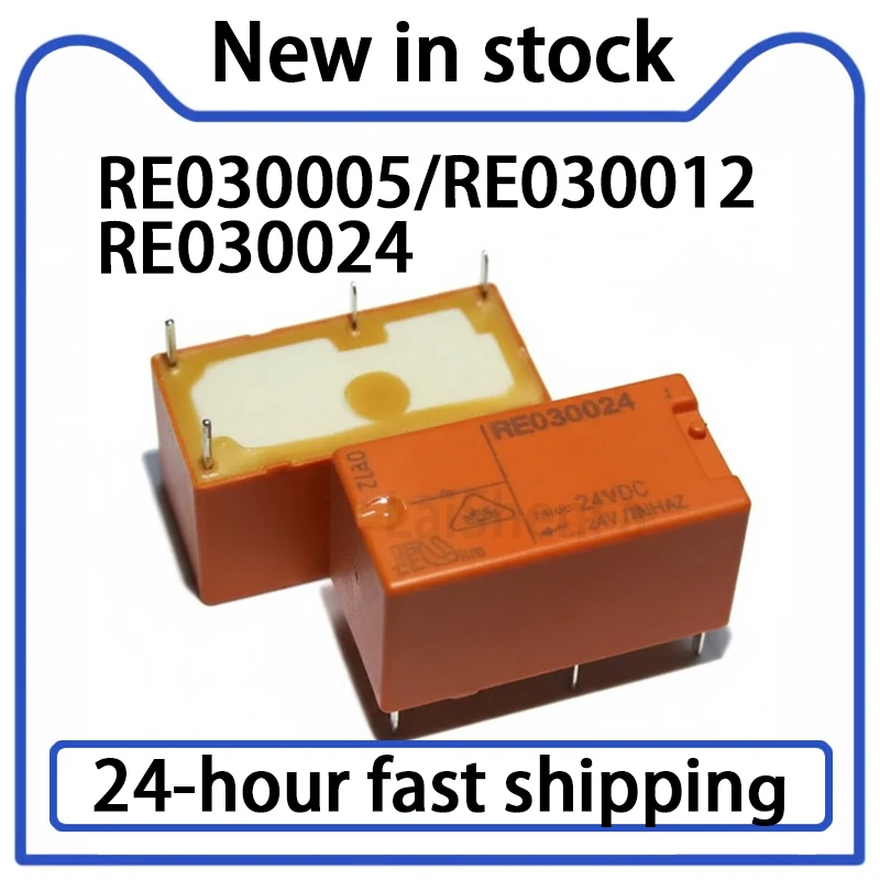 1PCS New RE030005 RE030012 RE030024 5V 12V 24VDC Relay 4-pin Open in Stock